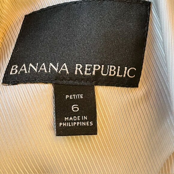 Banana Republic X Mario Bellucci Italian Wool Melton Grey Car Coat 6 Petite - Picture 11 of 15